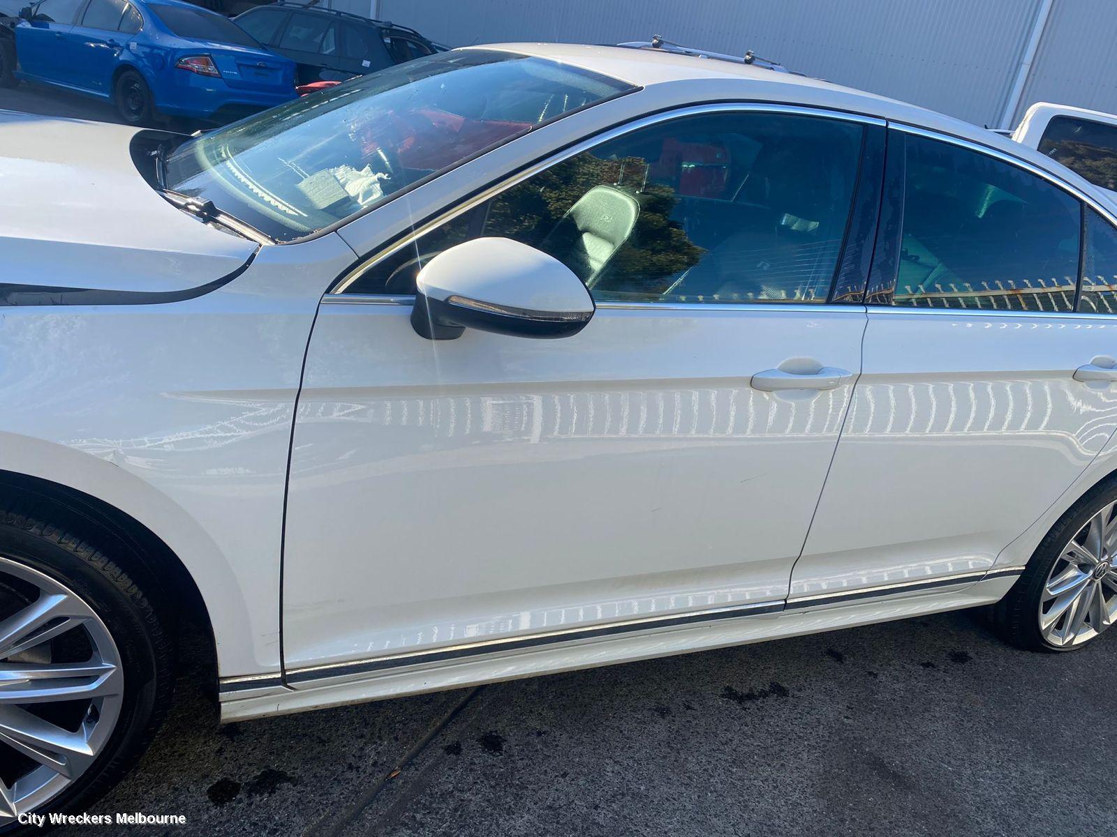 VOLKSWAGEN PASSAT LEFT FRONT DOOR WINDOW, SEDAN, B8/MK7, 06/2015 - 06/2022
