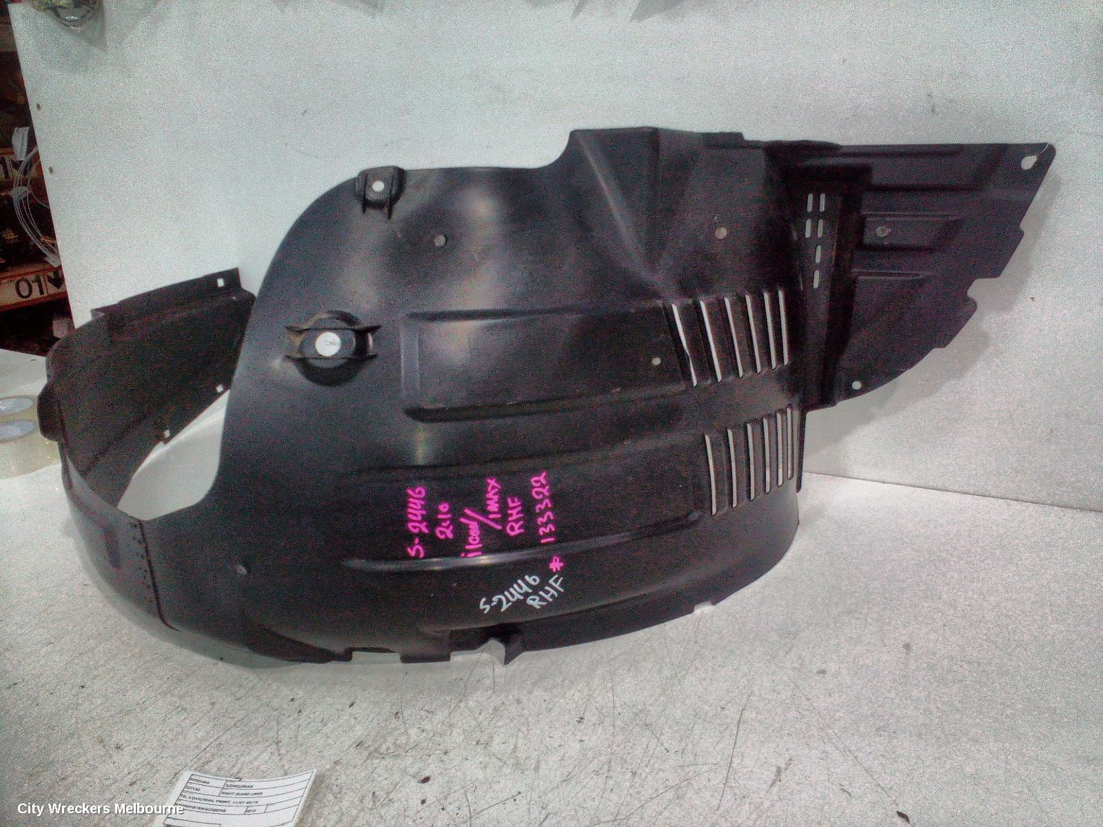 HYUNDAI ILOAD/IMAX RIGHT GUARD LINER, TQ, ILOAD/IMAX, FRONT, 11/2007 - 02/2018