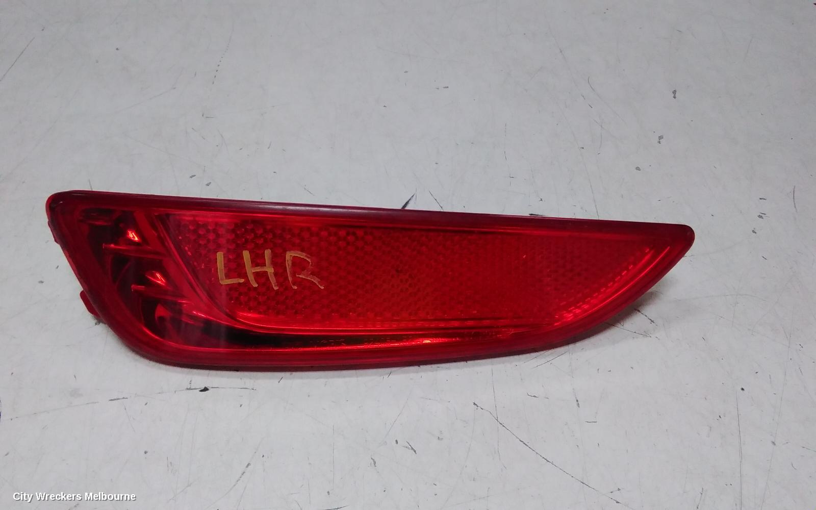 HYUNDAI ACCENT LEFT TAILLIGHT, RB, IN BUMPER REFLECTOR, HATCH, ACTIVE/ELITE/SPORT, 05/2011 - 12/2019