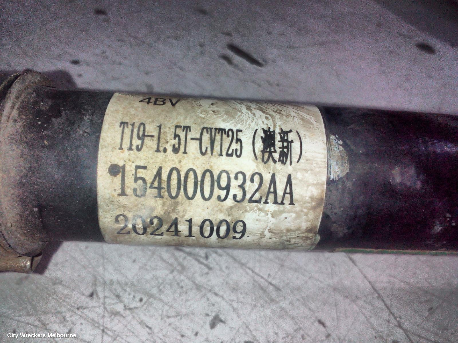 CHERY TIGGO 4 LEFT DRIVESHAFT, 1ST GEN, 06/2024 ONWARDS