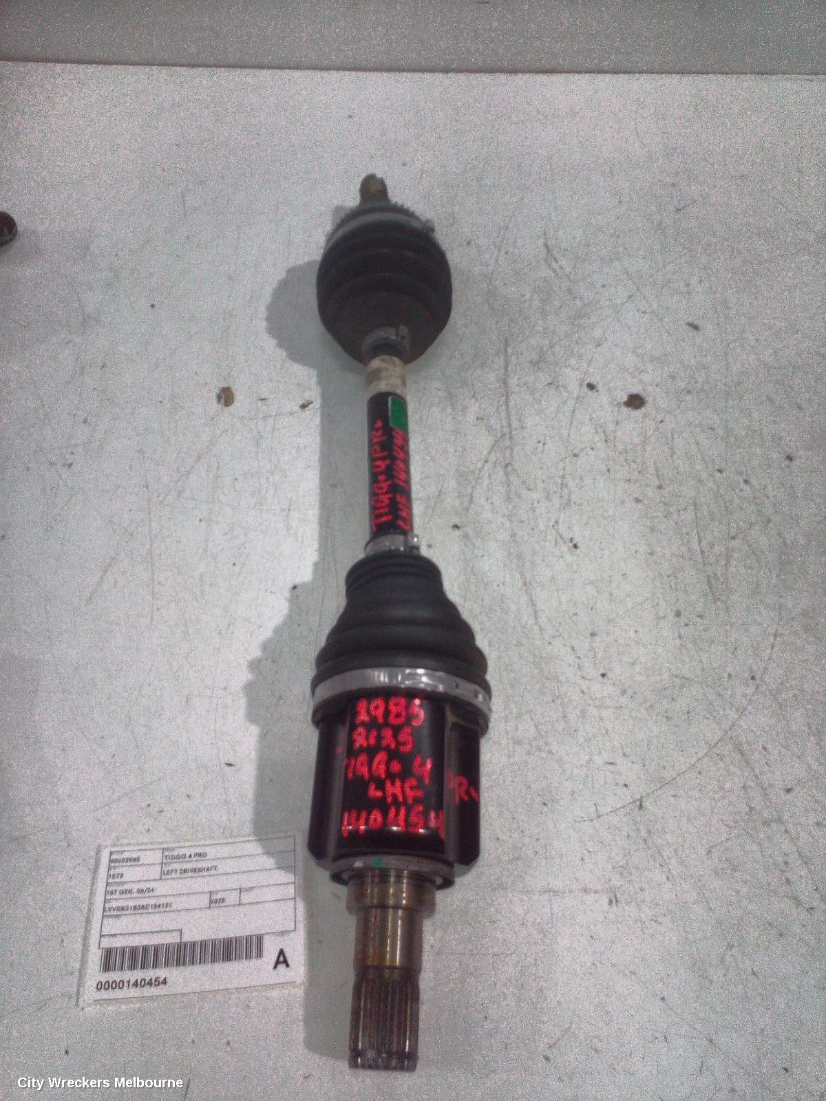 CHERY TIGGO 4 LEFT DRIVESHAFT, 1ST GEN, 06/2024 ONWARDS