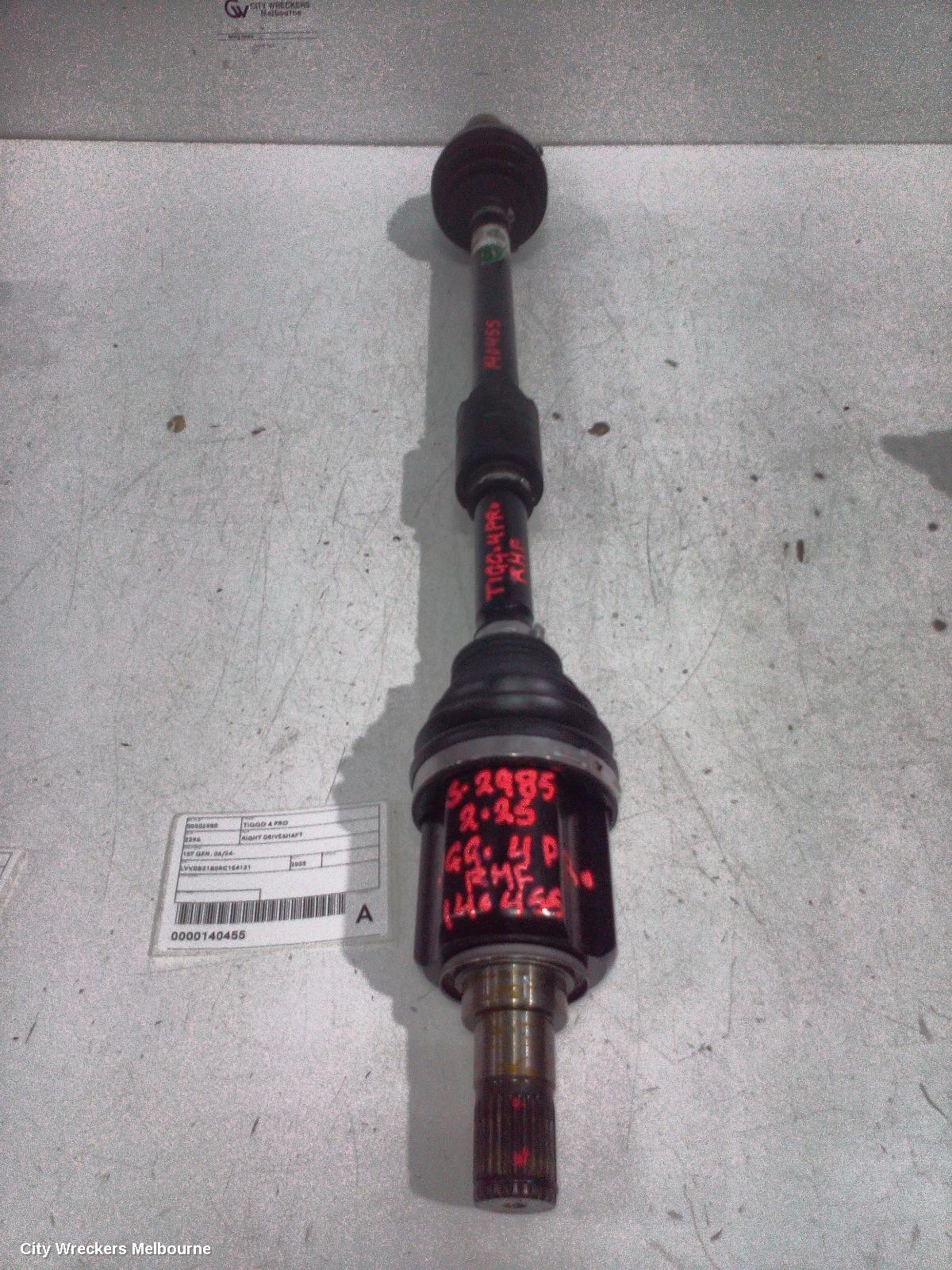 CHERY TIGGO 4 RIGHT DRIVESHAFT, 1ST GEN, 06/2024 ONWARDS
