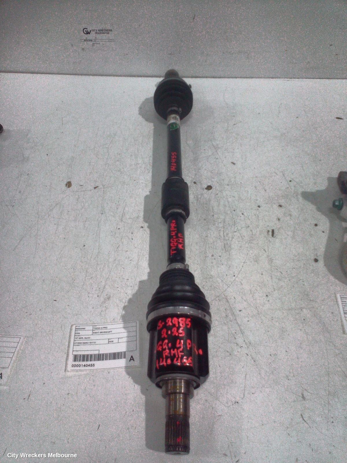 CHERY TIGGO 4 RIGHT DRIVESHAFT, 1ST GEN, 06/2024 ONWARDS