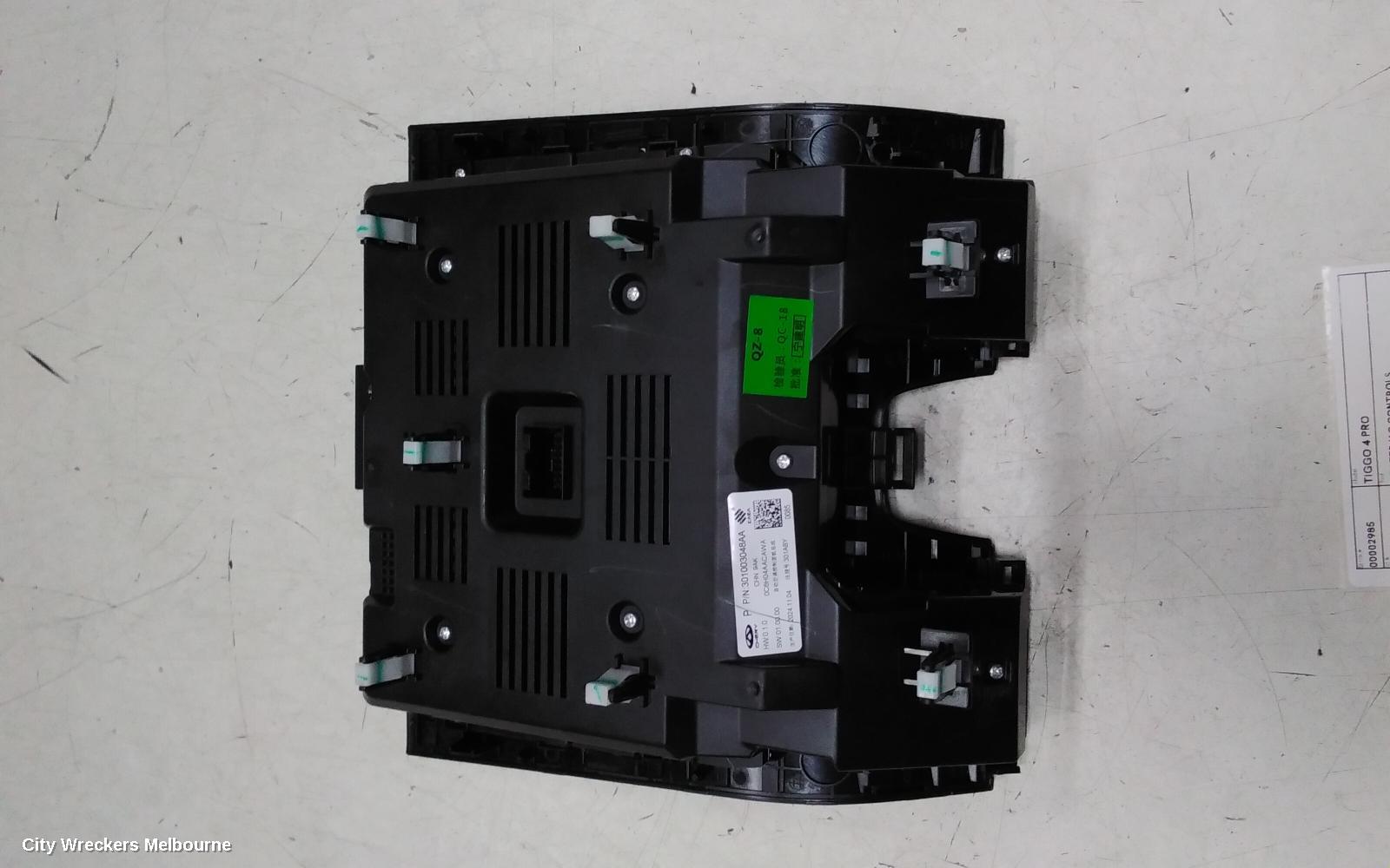CHERY TIGGO 4 HEATER/AC CONTROLS, 1ST GEN, 06/2024 ONWARDS