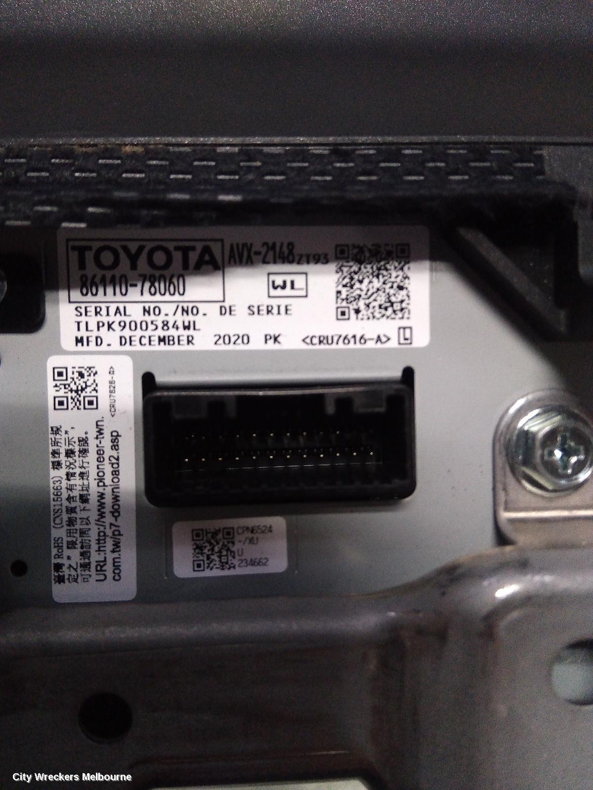 LEXUS NX RADIO/CD/DVD/SAT/TV, TOUCH SCREEN, 7IN,  AGZ/AYZ#, 02/2014 - 08/2017