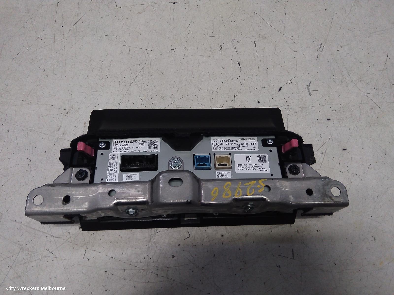 LEXUS NX RADIO/CD/DVD/SAT/TV, TOUCH SCREEN, 7IN,  AGZ/AYZ#, 02/2014 - 08/2017