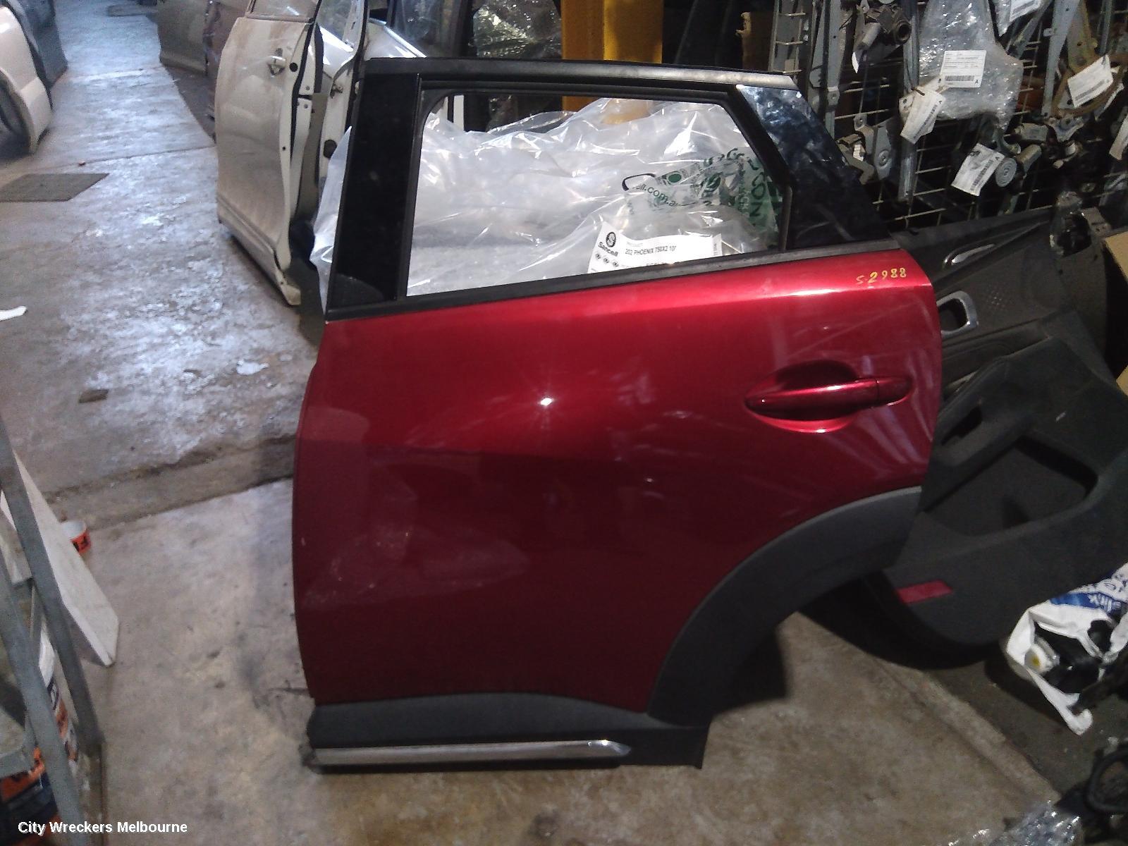 MAZDA CX3 LEFT REAR DOOR/SLIDING, DK, 03/2015 ONWARDS