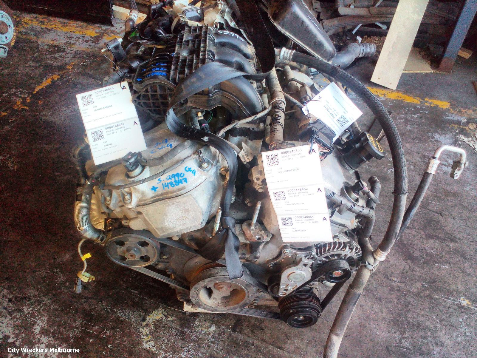 MAZDA CX9 ENGINE, PETROL, 3.7, FWD, TB, 06/2011 - 12/2015