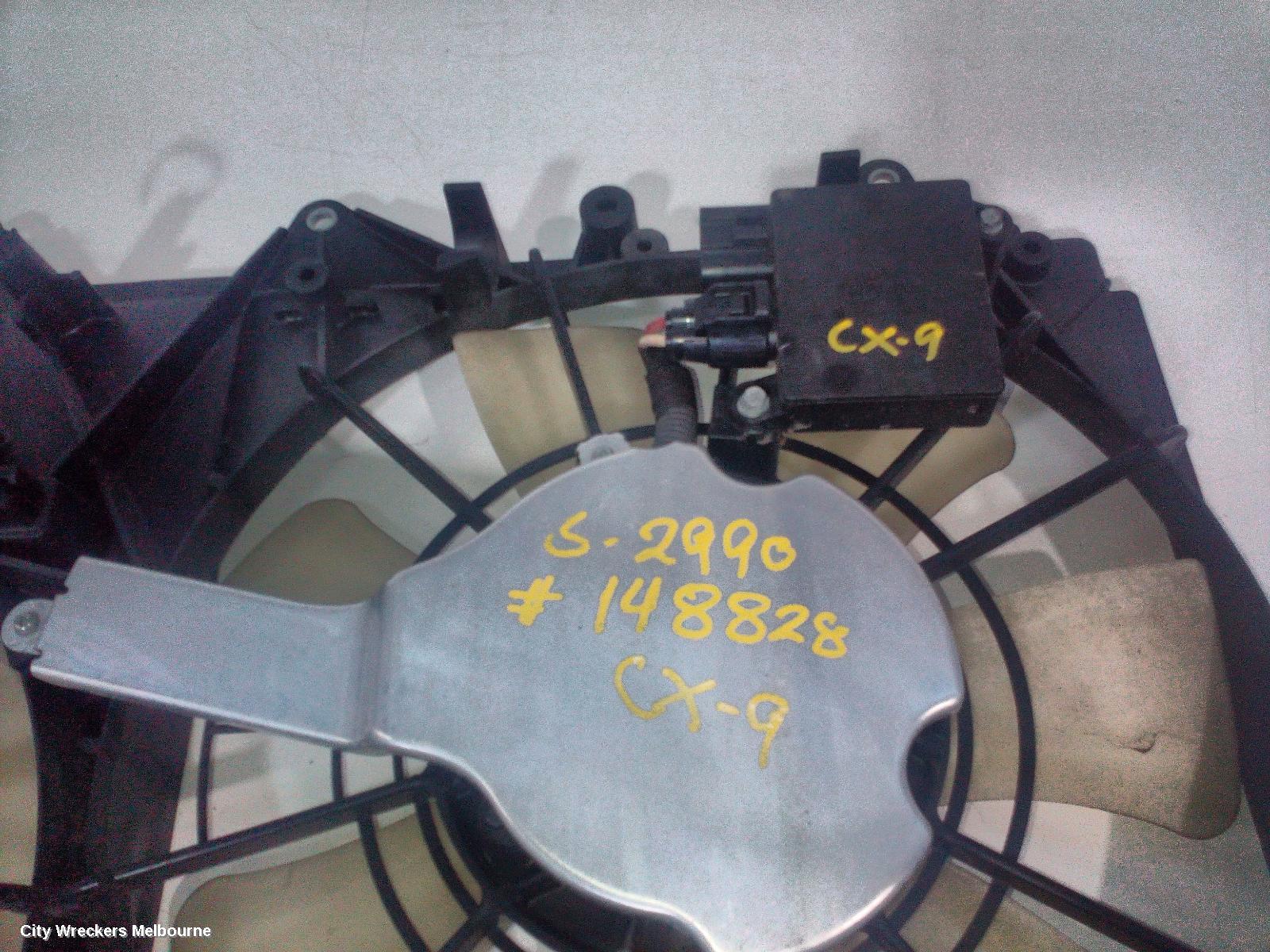 MAZDA CX9 FAN, RADIATOR FAN, TB, 06/2009 - 12/2015