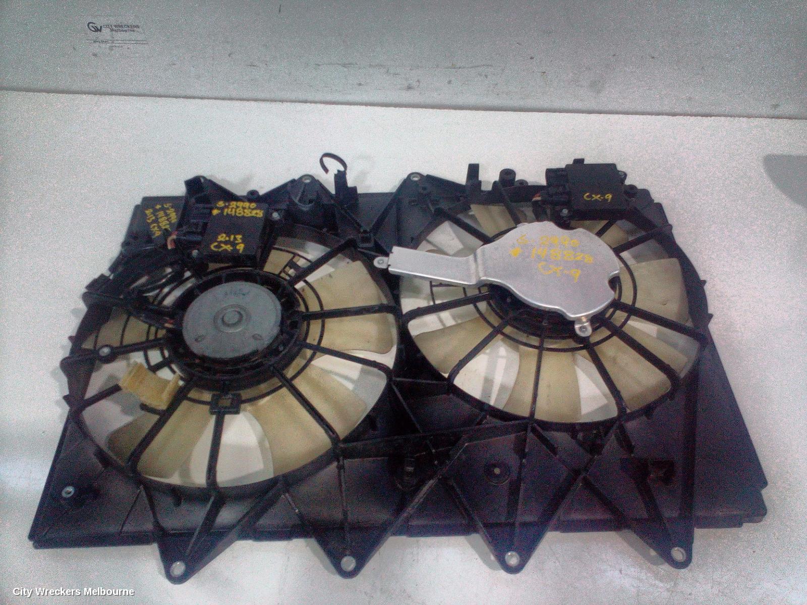 MAZDA CX9 FAN, RADIATOR FAN, TB, 06/2009 - 12/2015