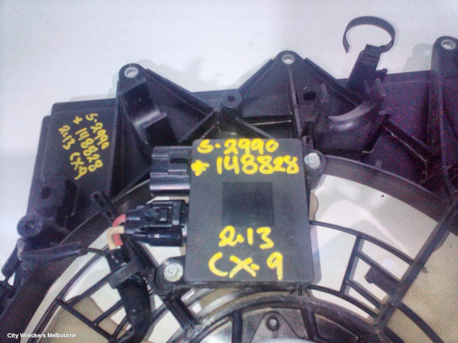 MAZDA CX9 FAN, RADIATOR FAN, TB, 06/2009 - 12/2015