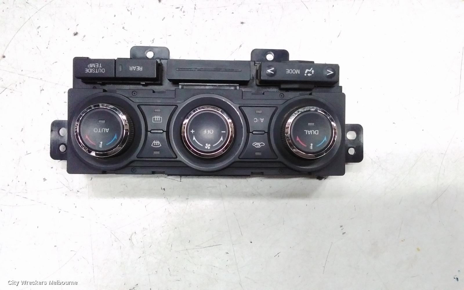 MAZDA CX9 HEATER/AC CONTROLS, MAIN CONTROL, W/O HEATED SEAT TYPE, TB, 06/2009 - 12/2015
