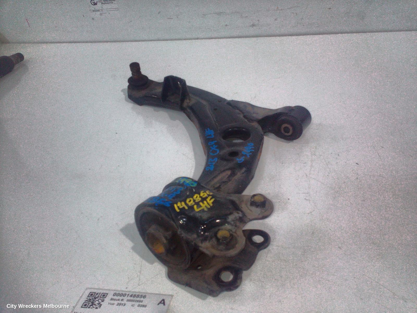 MAZDA CX9 LEFT FRONT LOWER CONTROL ARM, TB, 12/2007 - 12/2015