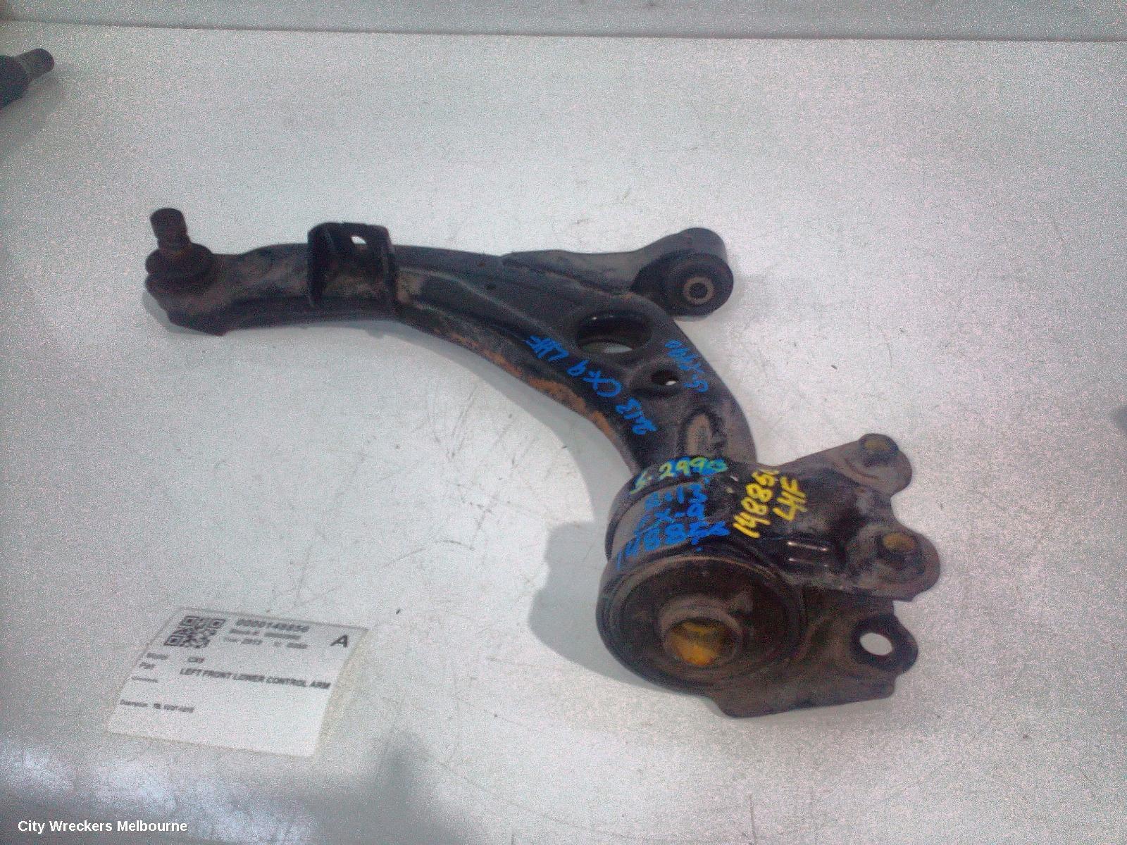 MAZDA CX9 LEFT FRONT LOWER CONTROL ARM, TB, 12/2007 - 12/2015
