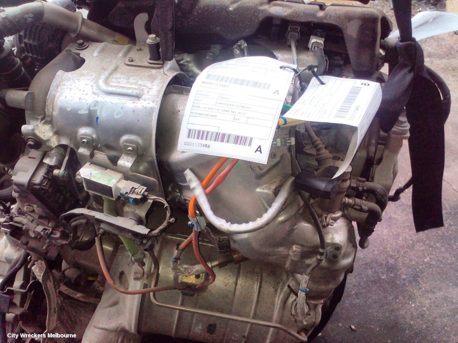 RENAULT TRAFIC PARTICULATE FILTER/DPF, DIESEL, 2.0, M9R.710, TURBO, X82, 09/2019 ONWARDS