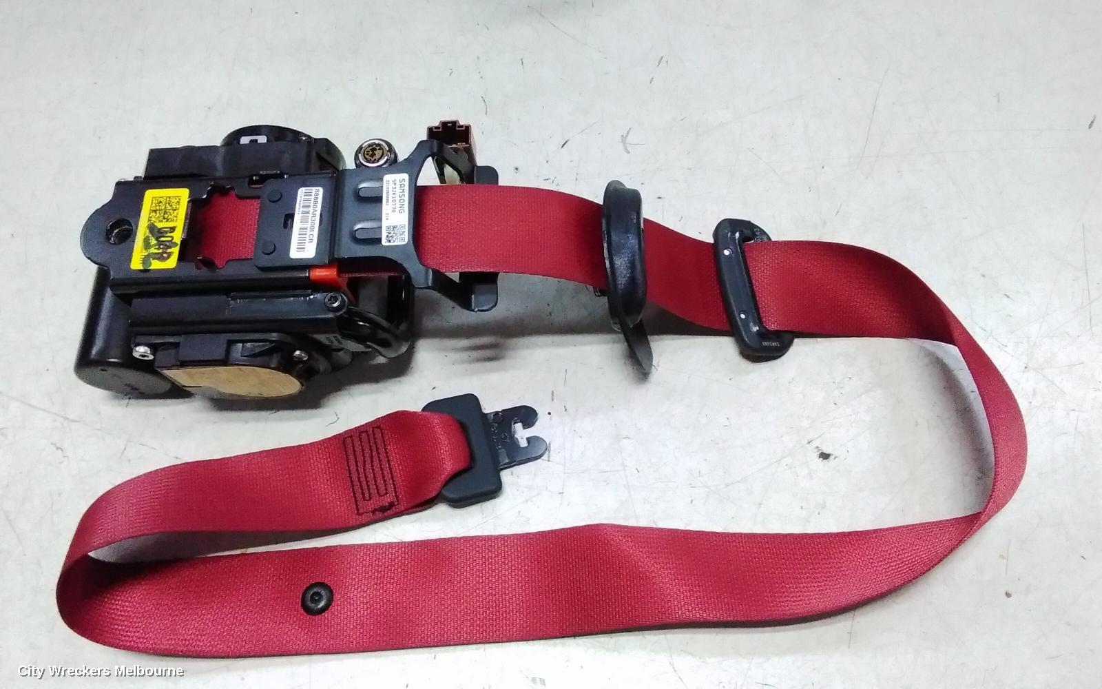 GENESIS GV70 SEATBELT/STALK, RH FRONT, SEAT BELT ONLY, JK, 03/2021 ONWARDS