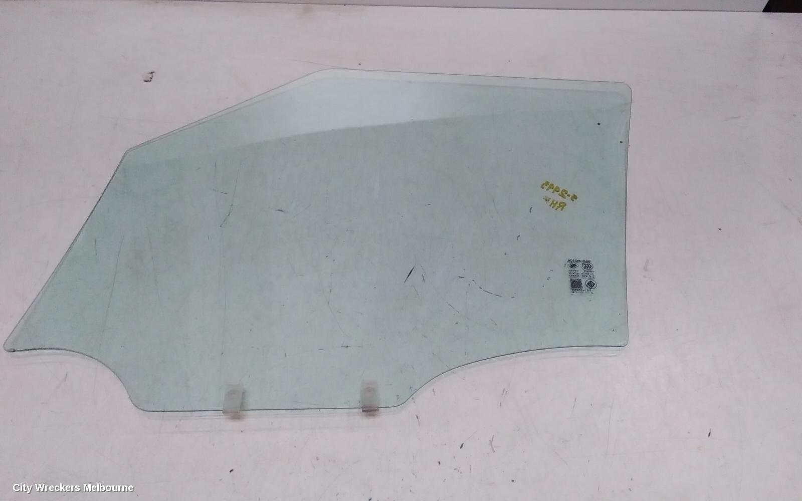 MG MG3 RIGHT FRONT DOOR WINDOW, SZP1, NON TINTED TYPE, 07/2016 ONWARDS