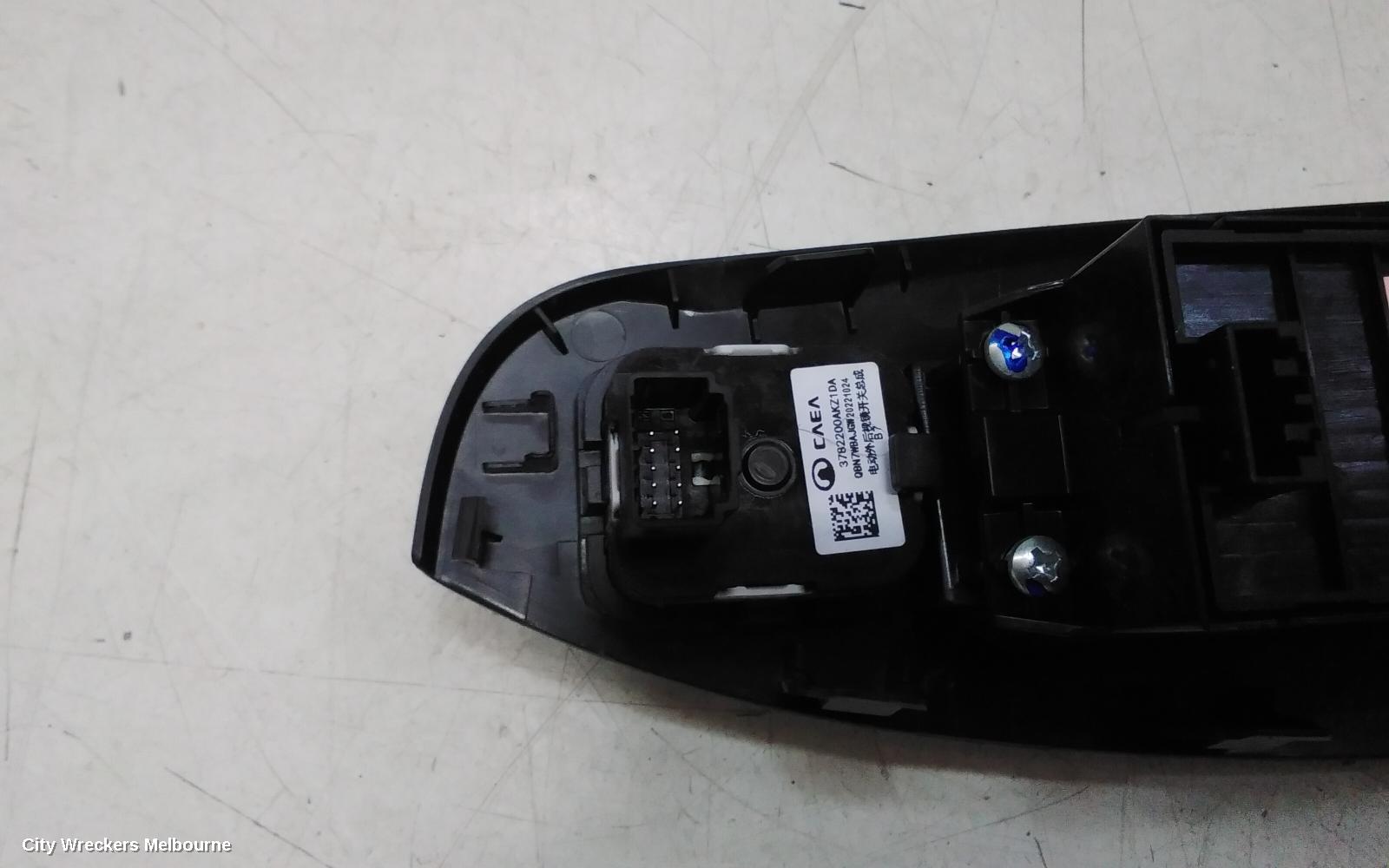 HAVAL JOLION PWR DR WIND SWITCH, A01, RH FRONT (MASTER SWITCH), NON AUTO FOLD TYPE, 02/2021 ONWARDS