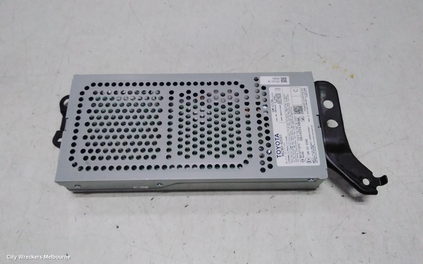 TOYOTA PRADO RADIO/CD/DVD/SAT/TV, AMPLIFIER, 9 & 12 SPEAKERS, 150 SERIES, 08/2009 - 11/2023