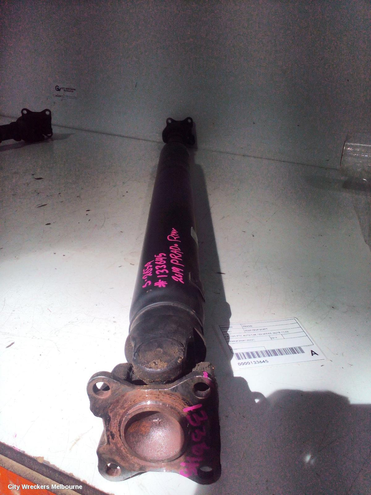 TOYOTA PRADO REAR DRIVE SHAFT, 150 SERIES, DIESEL, 2.8, 1GD-FTV, AUTO T/M, 06/2015 - 11/2023