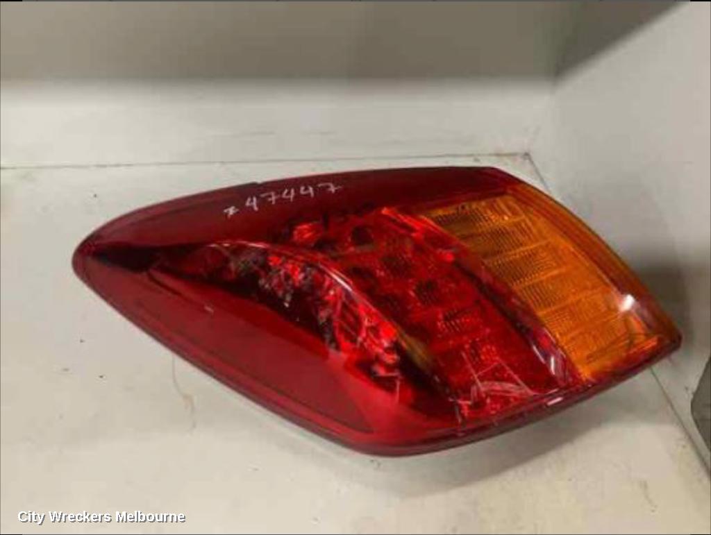 NISSAN MURANO LEFT TAILLIGHT, Z51, 12/2008 - 08/2011