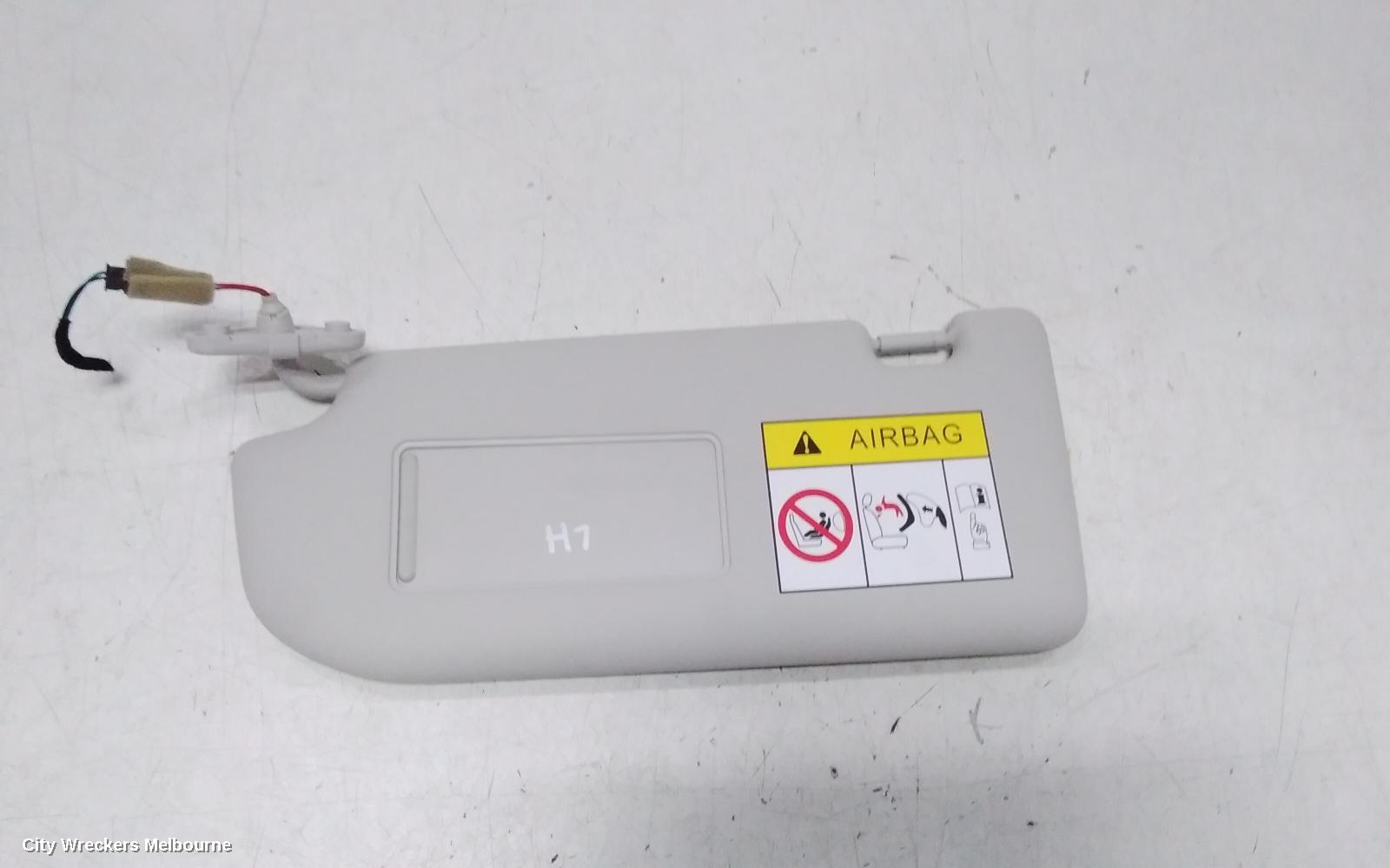 MG HS SUNVISOR, SAS23, LH SIDE, 08/2019 - 12/2024