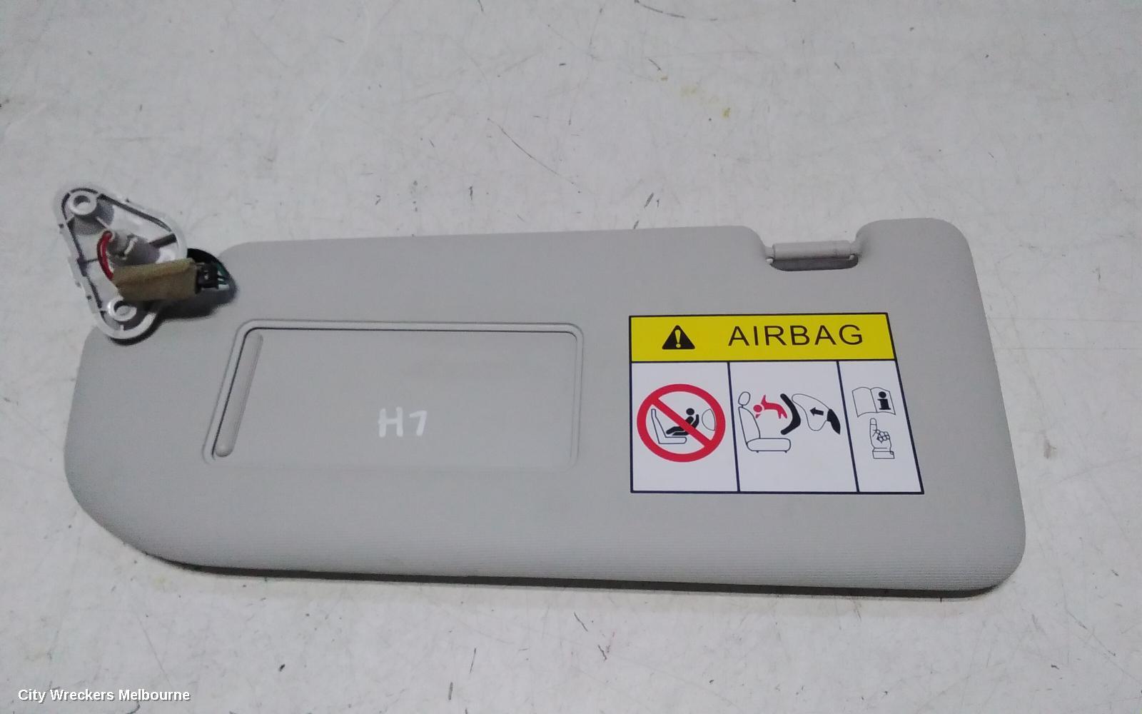 MG HS SUNVISOR, SAS23, LH SIDE, 08/2019 - 12/2024
