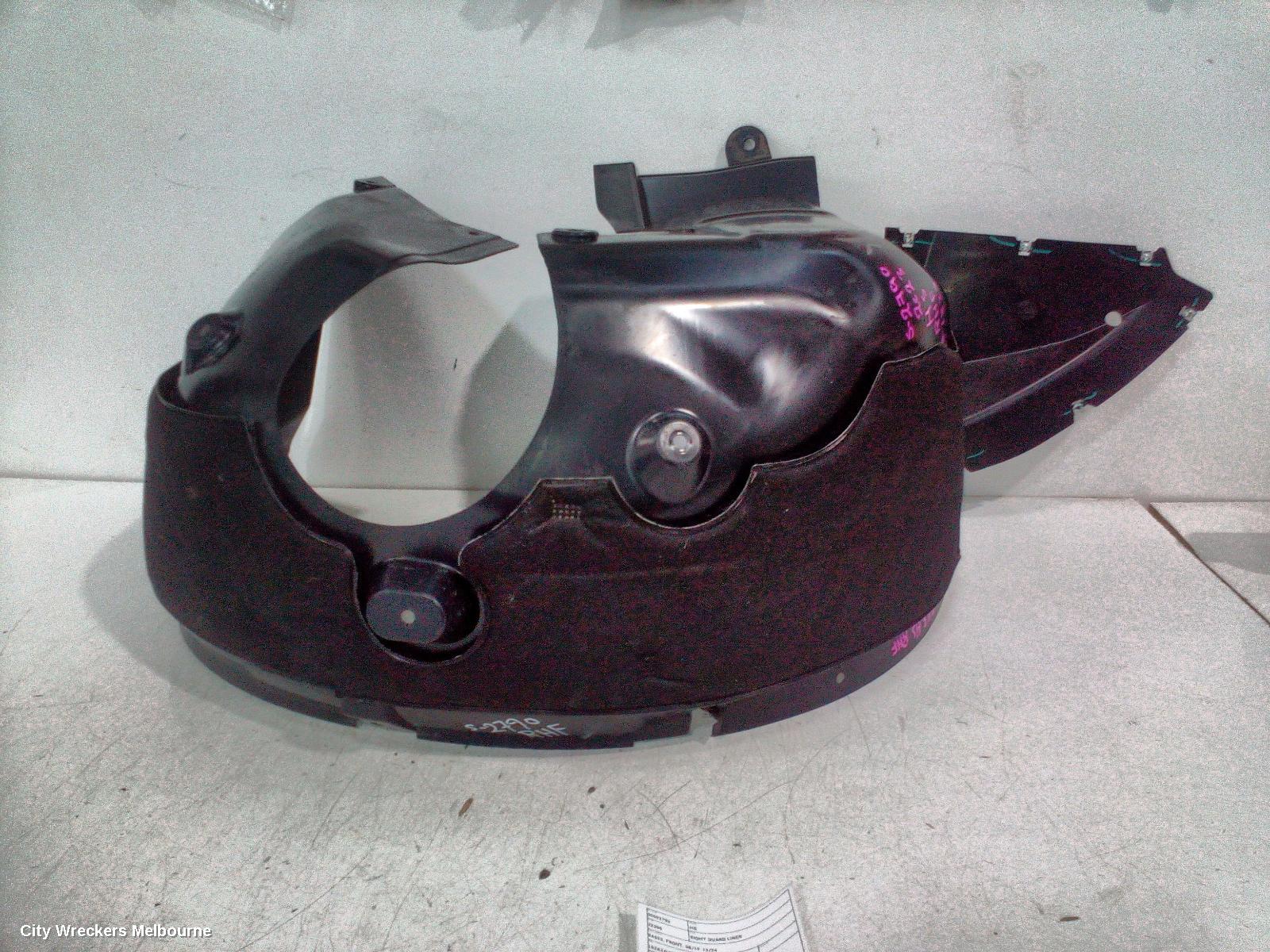 MG HS RIGHT GUARD LINER, SAS23, FRONT, 08/2019 - 12/2024