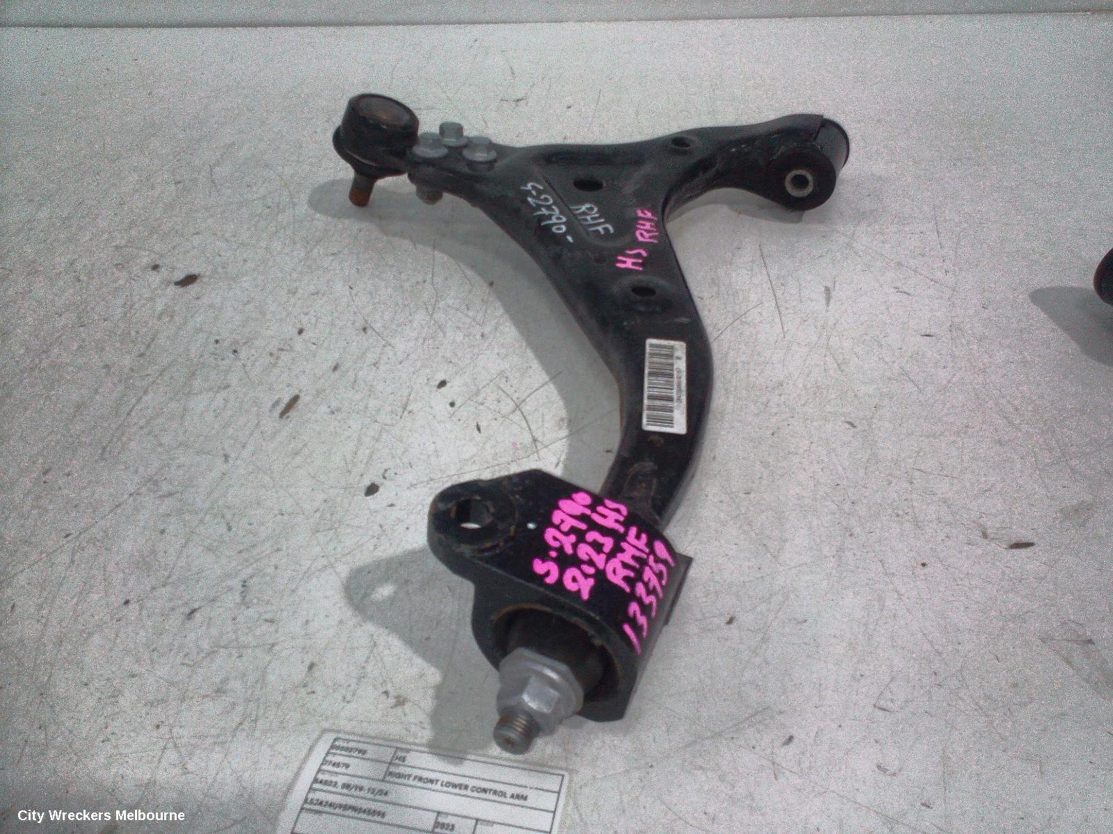 MG HS RIGHT FRONT LOWER CONTROL ARM, SAS23, 08/2019 - 12/2024