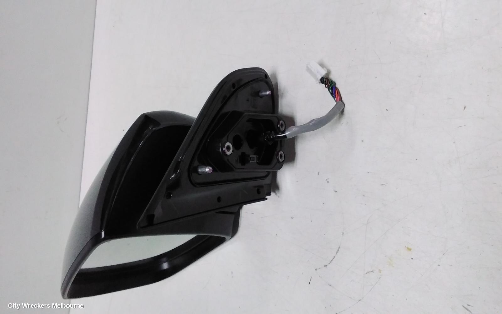 ISUZU DMAX LEFT DOOR MIRROR, RG, DARK GREY, POWER FOLD, W/ HEATED TYPE, 07/2020 ONWARDS