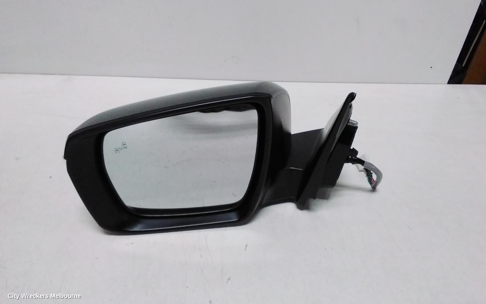 ISUZU DMAX LEFT DOOR MIRROR, RG, DARK GREY, POWER FOLD, W/ HEATED TYPE, 07/2020 ONWARDS