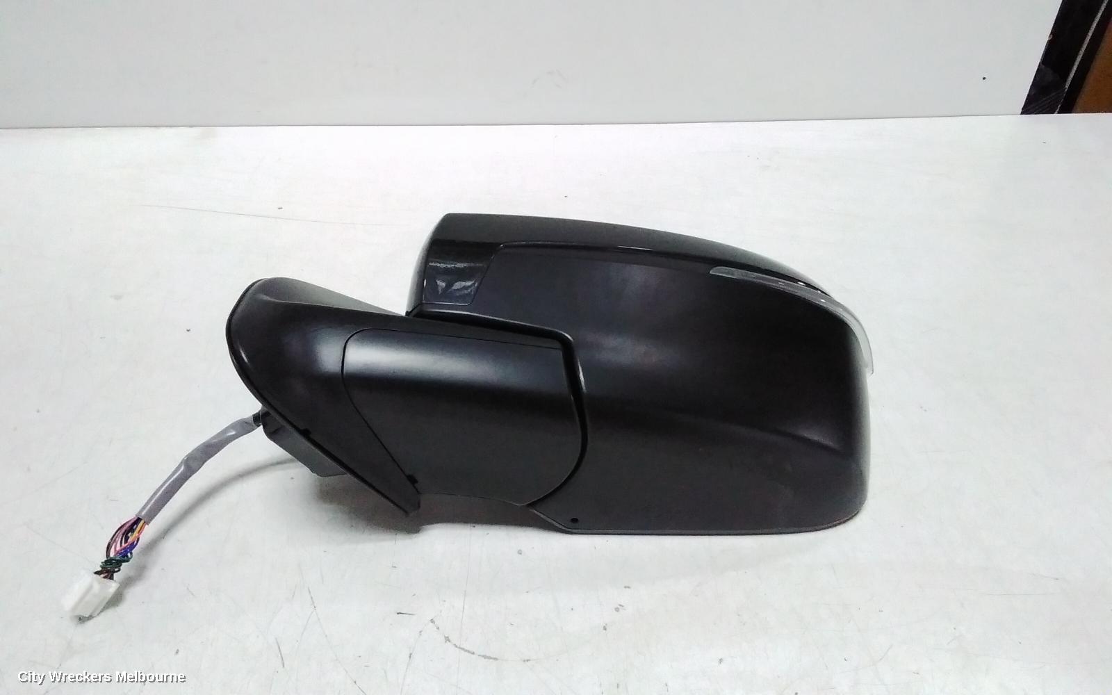 ISUZU DMAX LEFT DOOR MIRROR, RG, DARK GREY, POWER FOLD, W/ HEATED TYPE, 07/2020 ONWARDS