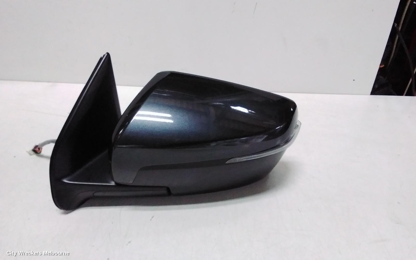 ISUZU DMAX LEFT DOOR MIRROR, RG, DARK GREY, POWER FOLD, W/ HEATED TYPE, 07/2020 ONWARDS