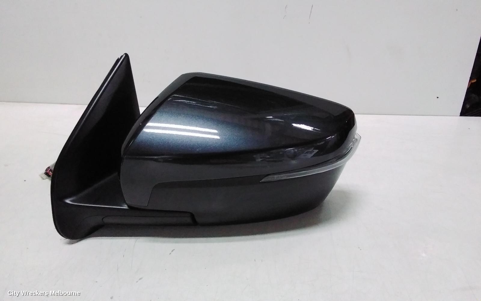 ISUZU DMAX LEFT DOOR MIRROR, RG, DARK GREY, POWER FOLD, W/ HEATED TYPE, 07/2020 ONWARDS