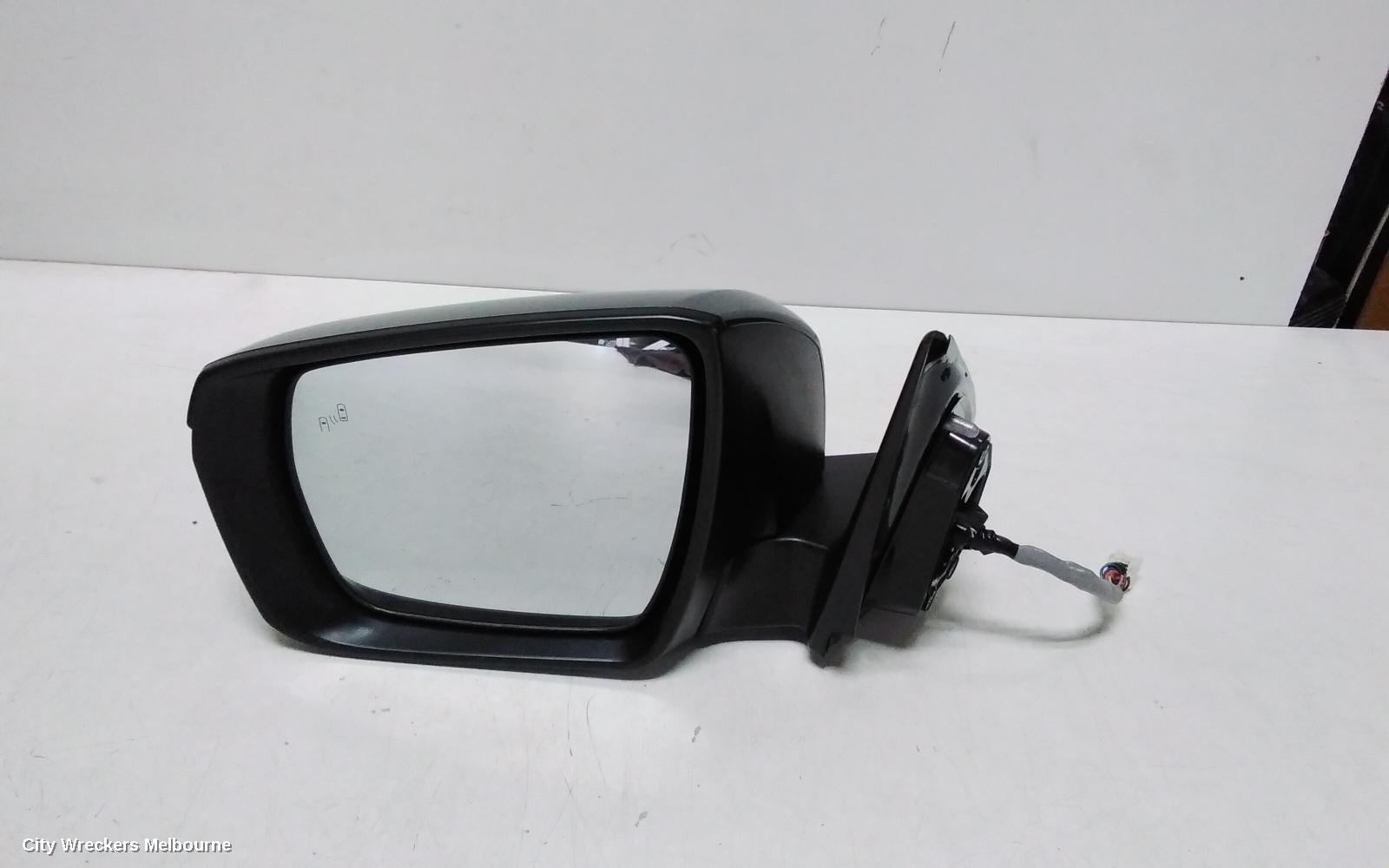 ISUZU DMAX LEFT DOOR MIRROR, RG, DARK GREY, POWER FOLD, W/ HEATED TYPE, 07/2020 ONWARDS