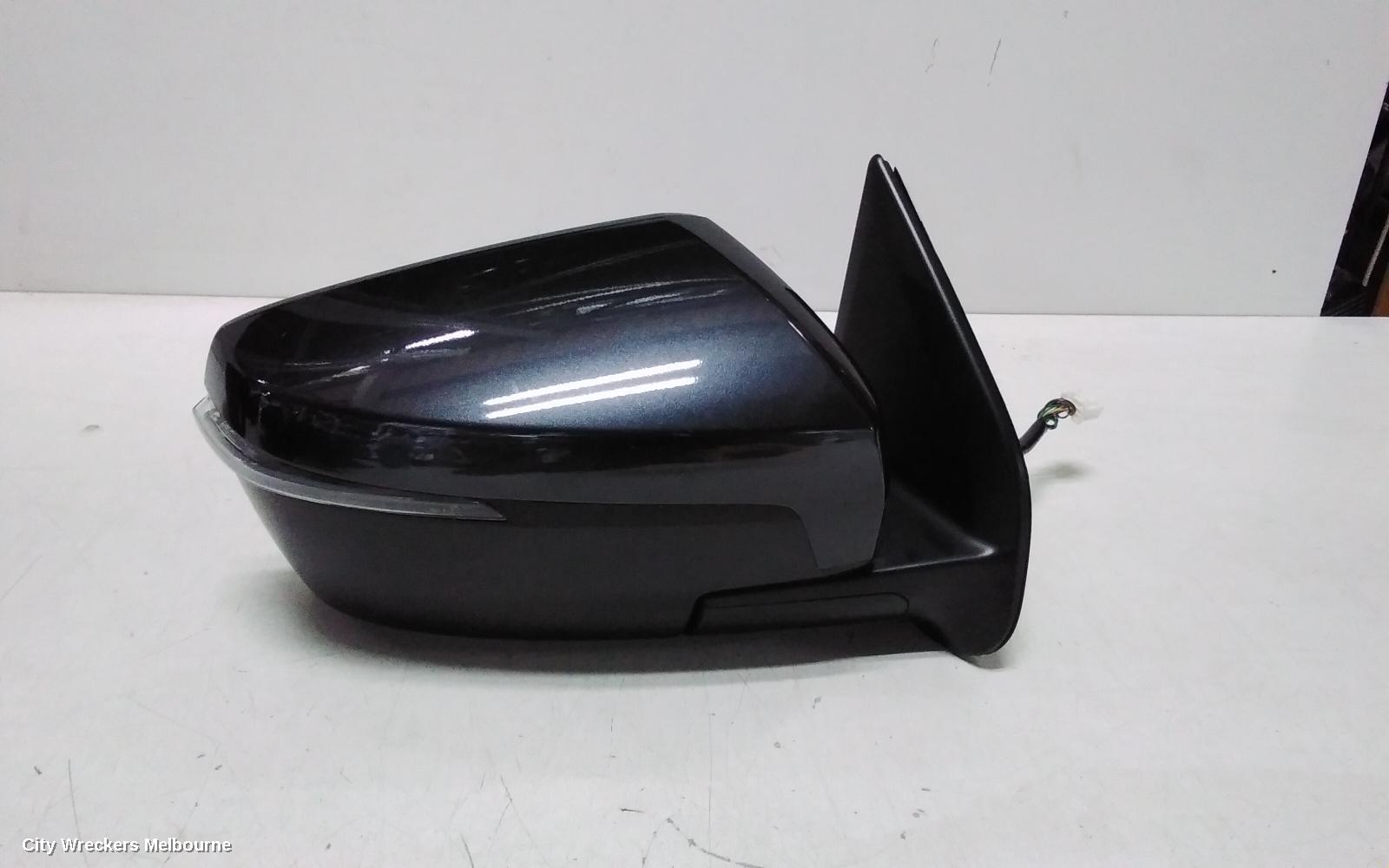 ISUZU DMAX RIGHT DOOR MIRROR, RG, DARK GREY, POWER FOLD, W/ HEATED TYPE, 07/2020 ONWARDS