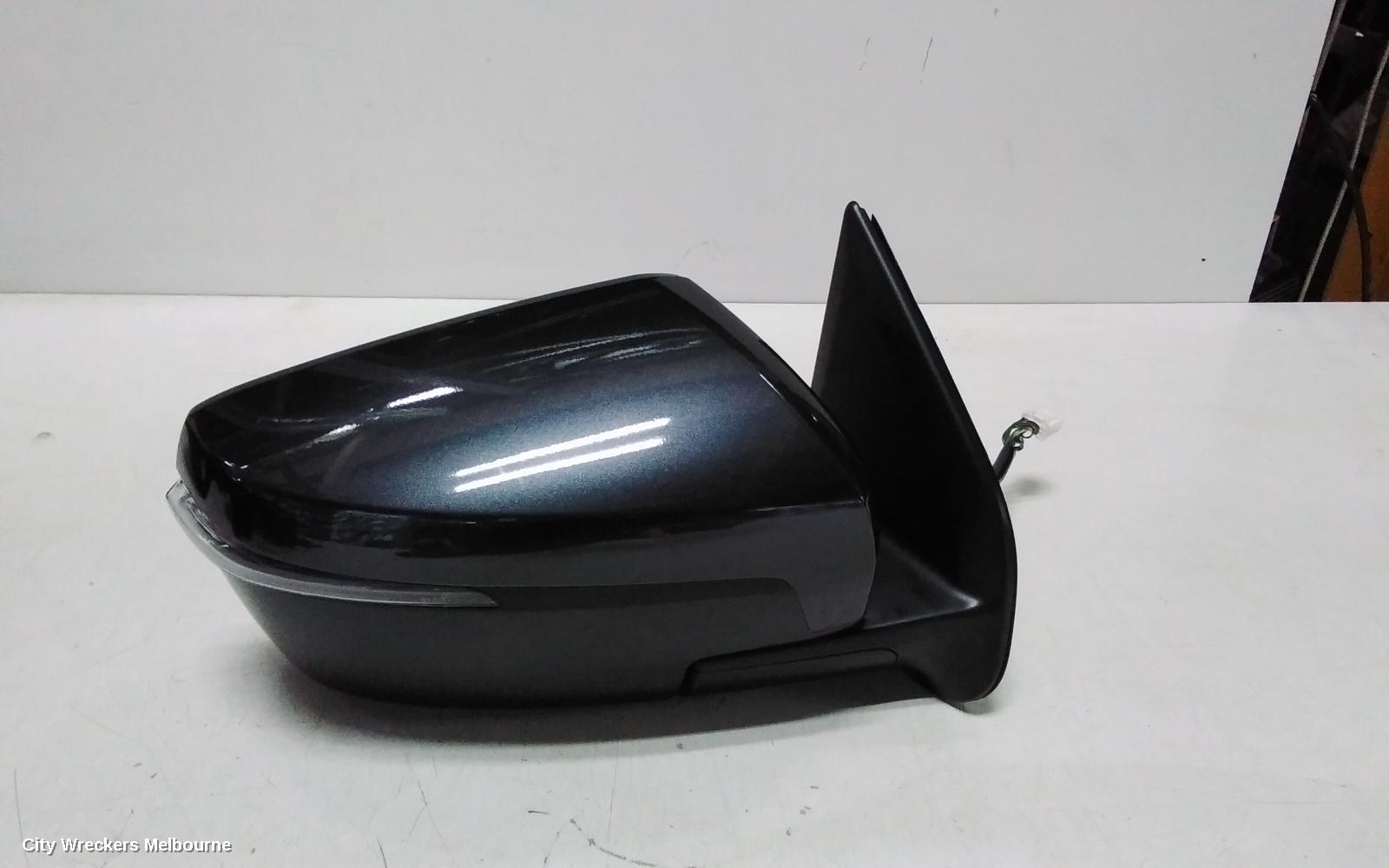 ISUZU DMAX RIGHT DOOR MIRROR, RG, DARK GREY, POWER FOLD, W/ HEATED TYPE, 07/2020 ONWARDS