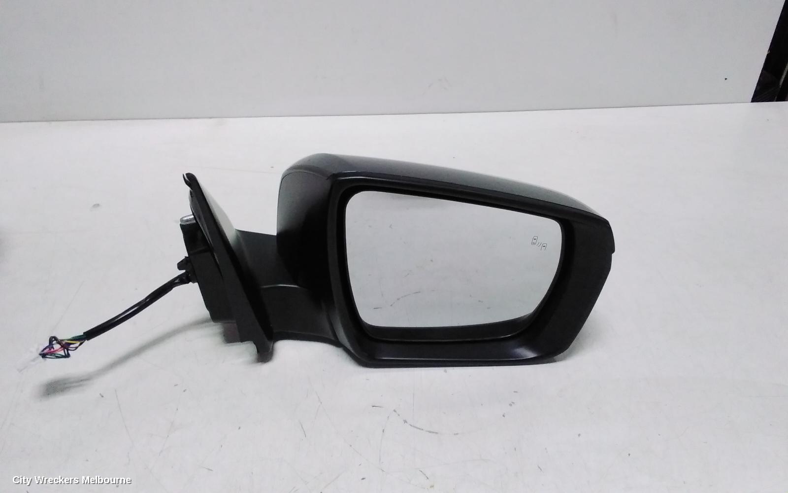 ISUZU DMAX RIGHT DOOR MIRROR, RG, DARK GREY, POWER FOLD, W/ HEATED TYPE, 07/2020 ONWARDS