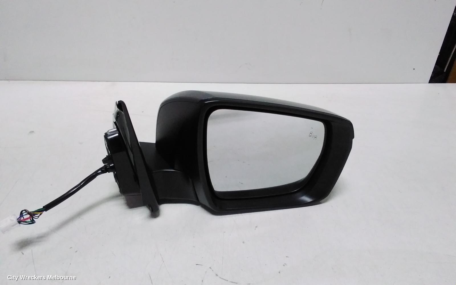 ISUZU DMAX RIGHT DOOR MIRROR, RG, DARK GREY, POWER FOLD, W/ HEATED TYPE, 07/2020 ONWARDS