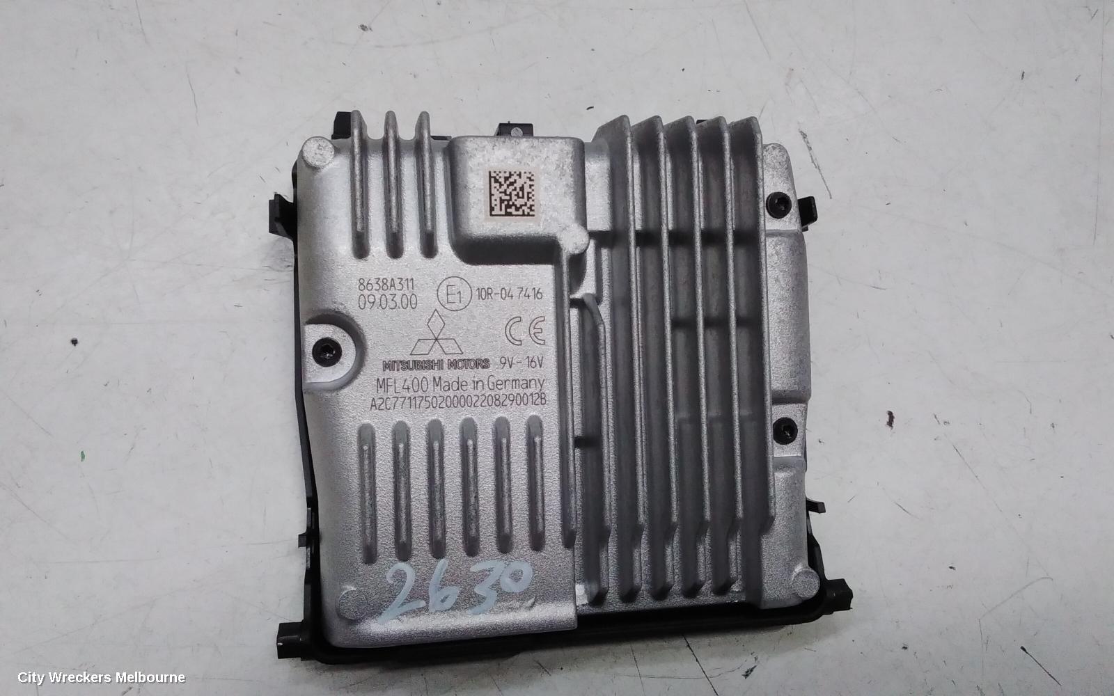 MITSUBISHI ASX REVERSE CAMERA, FRONT CAMERA & CONTROL UNIT (WINDSCREEN MOUNTED), XC-XD, 07/2017 ONWARDS