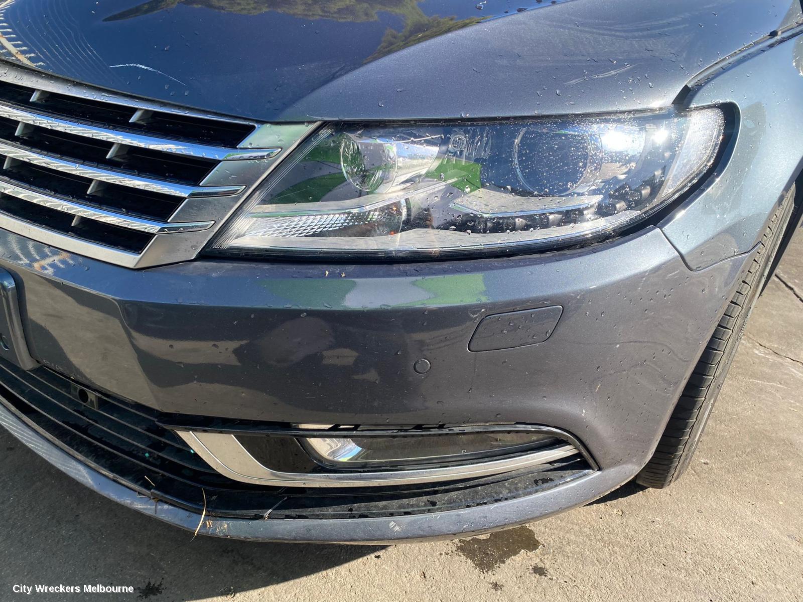 VOLKSWAGEN PASSAT REAR BUMPER, 3CC, SEDAN, W/ PARK ASSIST TYPE, 03/2012 - 01/2016