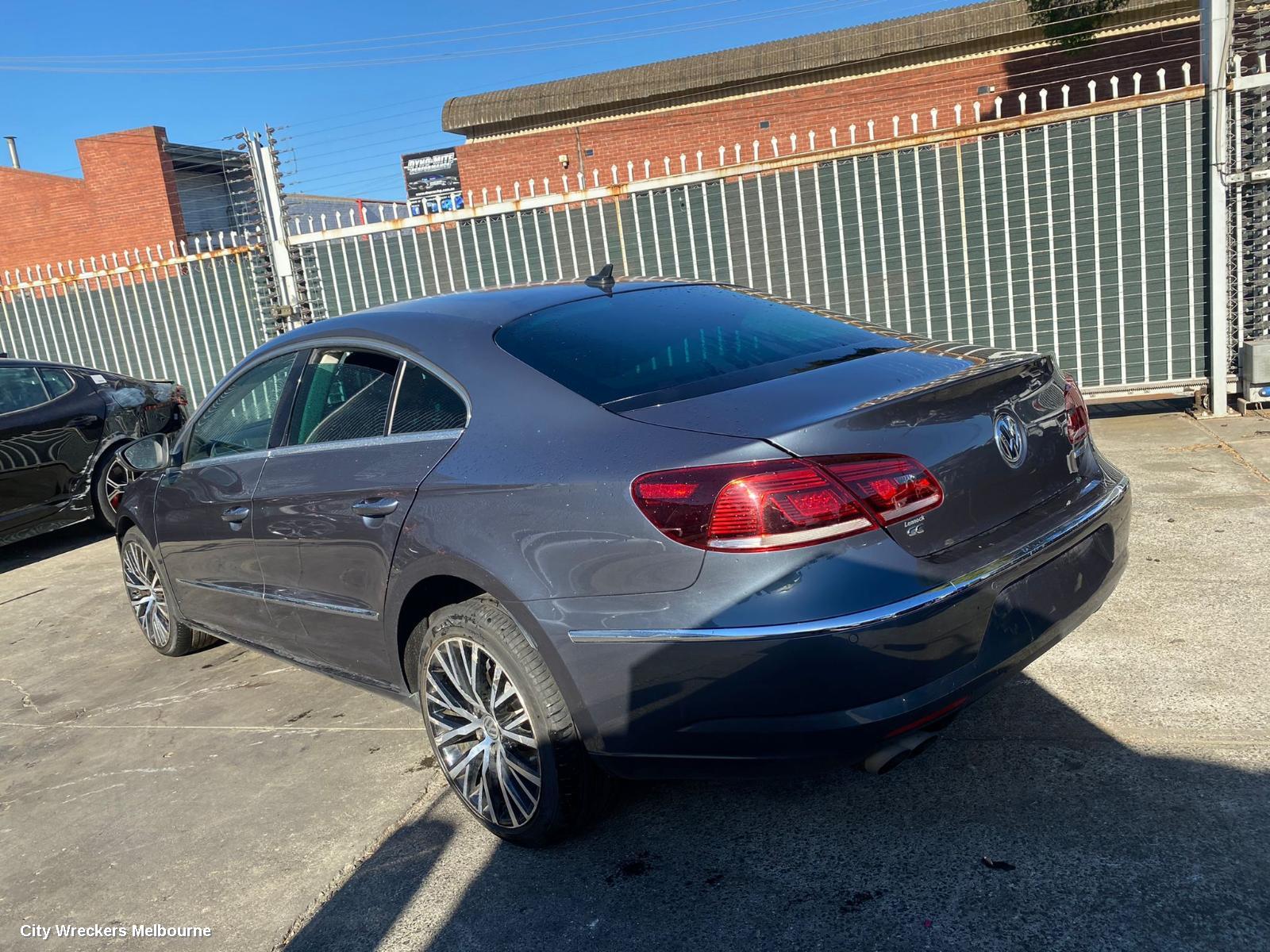 VOLKSWAGEN PASSAT REAR BUMPER, 3CC, SEDAN, W/ PARK ASSIST TYPE, 03/2012 - 01/2016