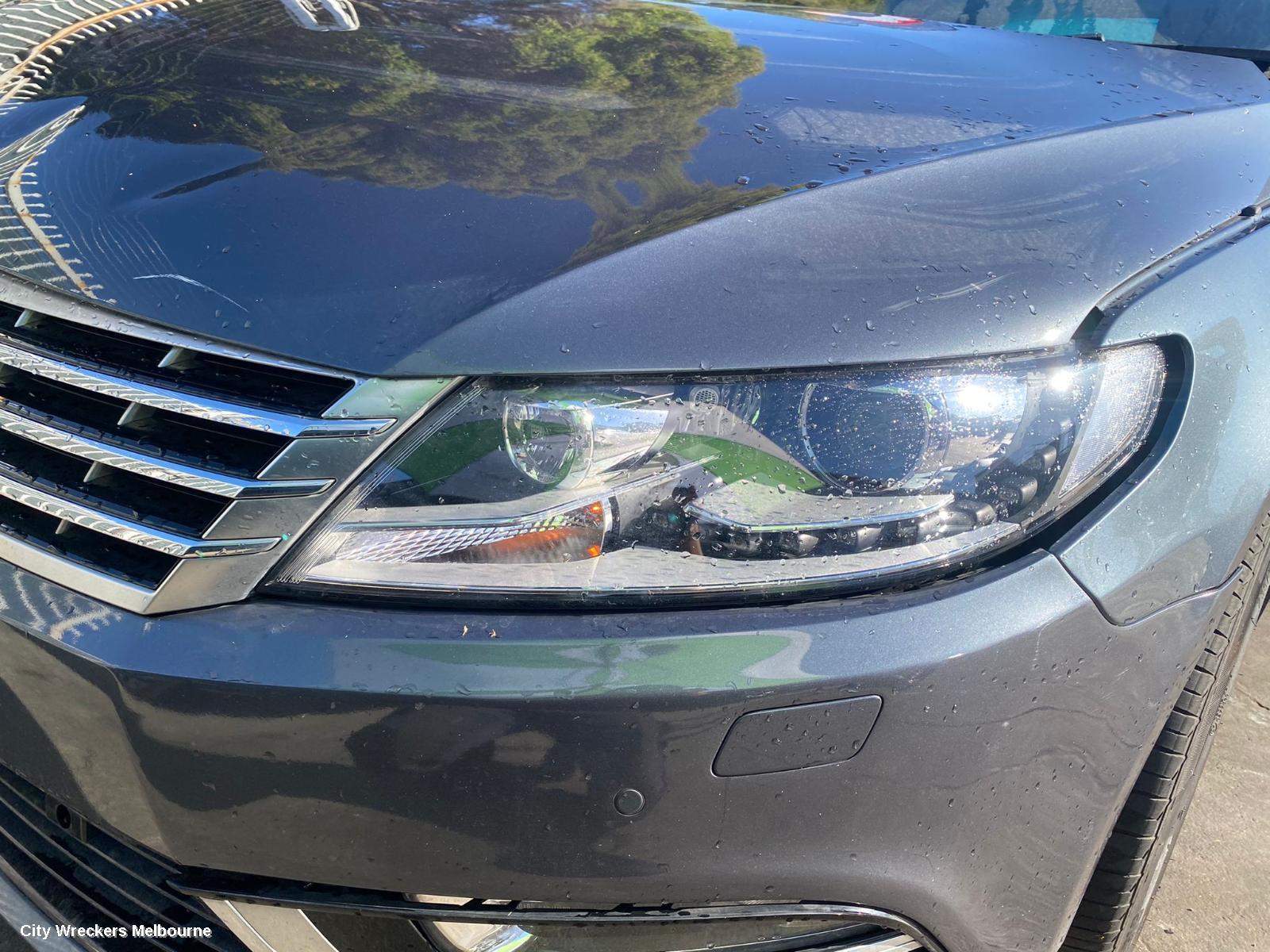 VOLKSWAGEN PASSAT REAR BUMPER, 3CC, SEDAN, W/ PARK ASSIST TYPE, 03/2012 - 01/2016