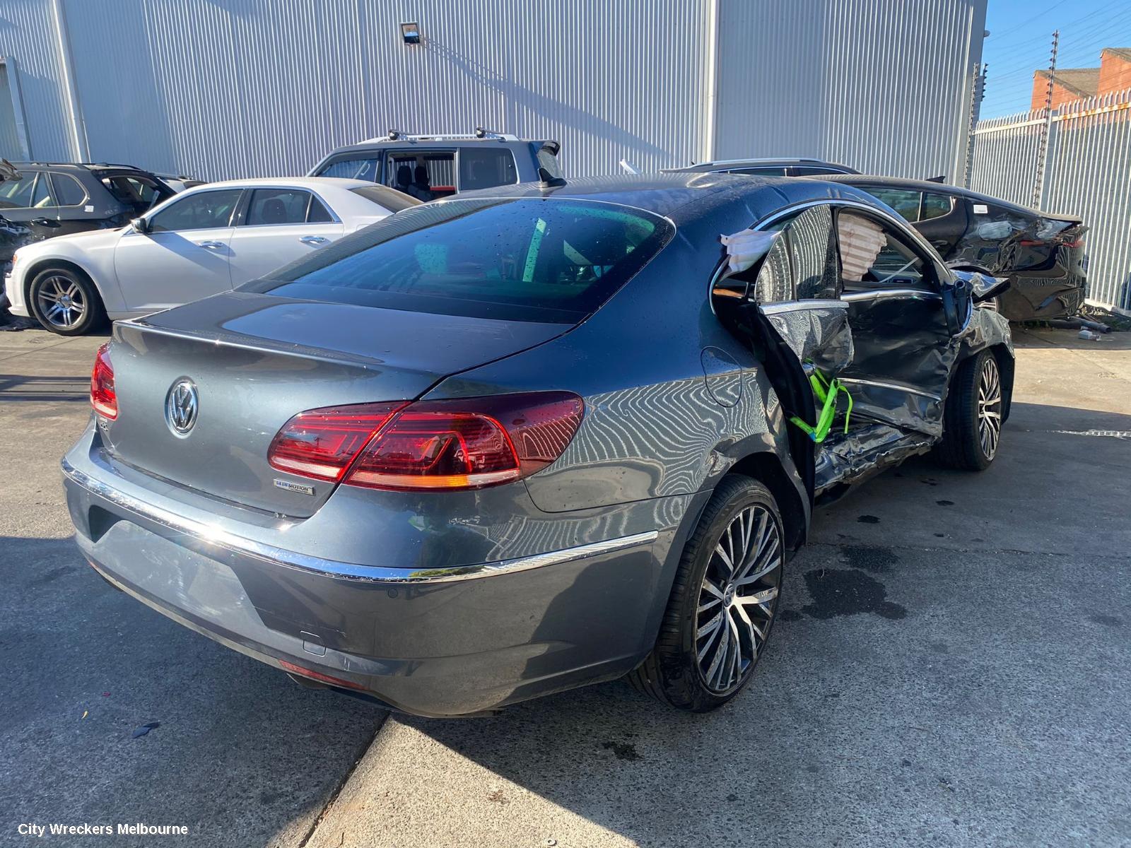 VOLKSWAGEN PASSAT REAR BUMPER, 3CC, SEDAN, W/ PARK ASSIST TYPE, 03/2012 - 01/2016