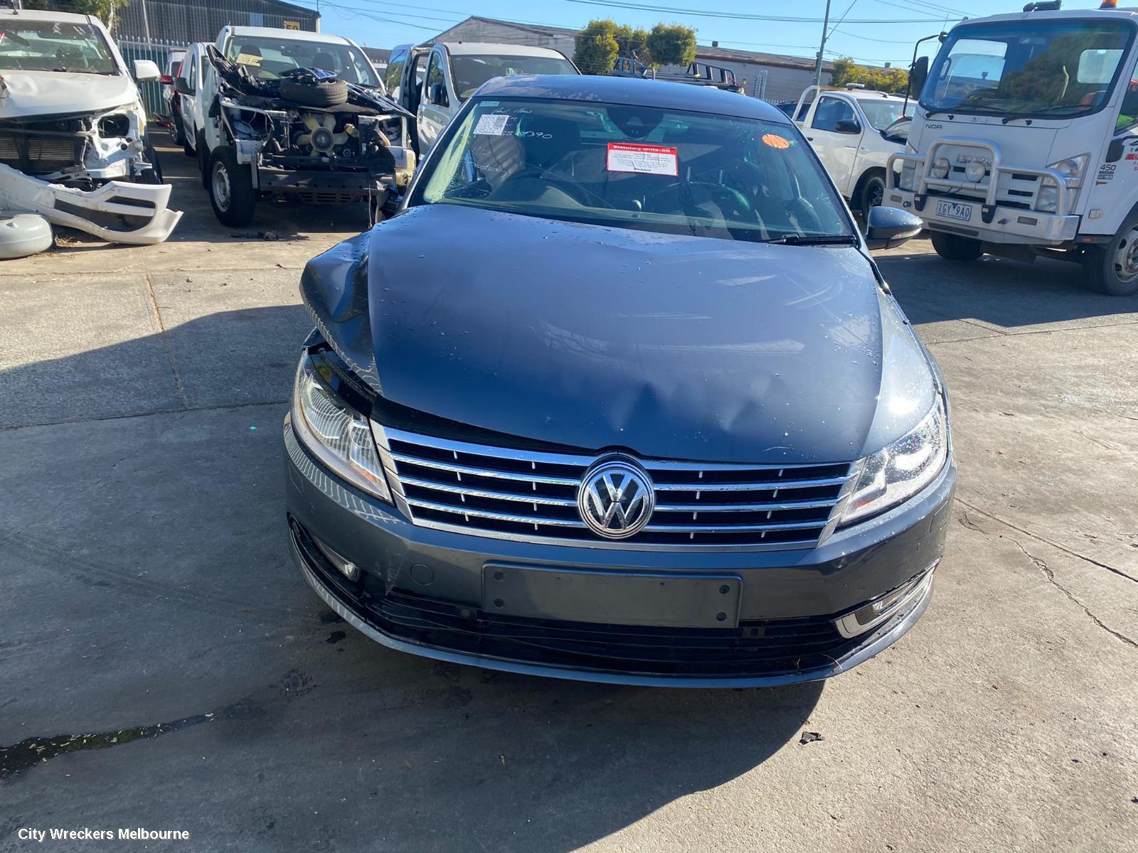 VOLKSWAGEN PASSAT REAR BUMPER, 3CC, SEDAN, W/ PARK ASSIST TYPE, 03/2012 - 01/2016