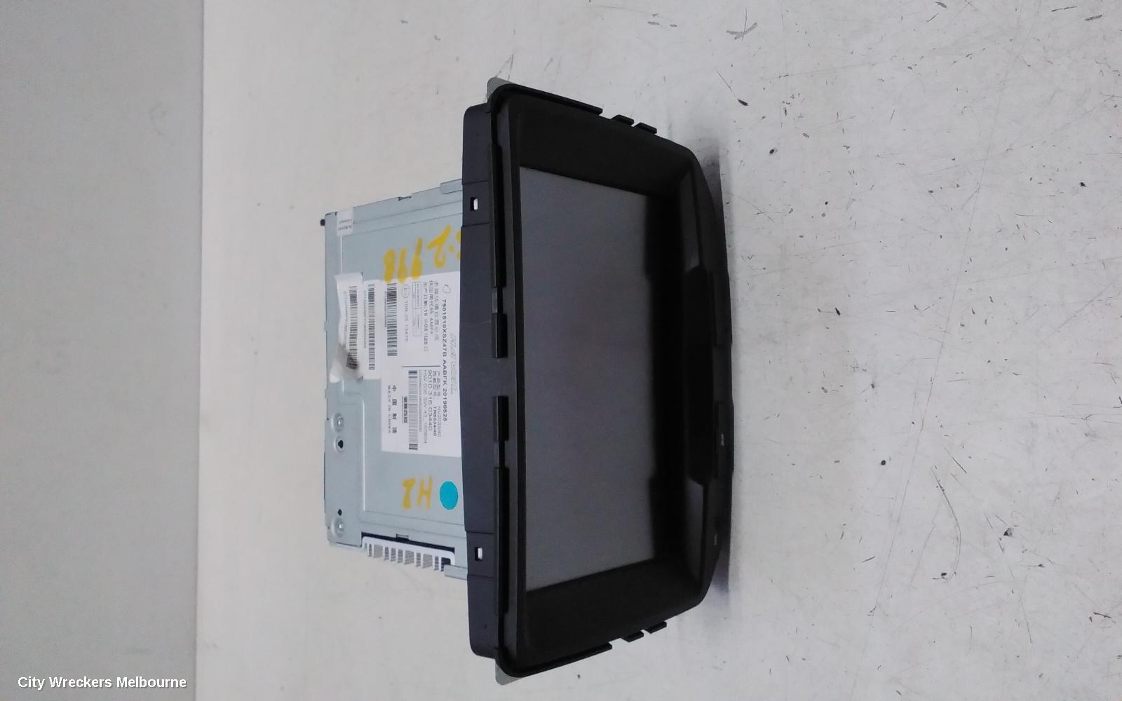 HAVAL H2 RADIO/CD/DVD/SAT/TV, STANDARD TYPE, 06/2015 - 02/2021