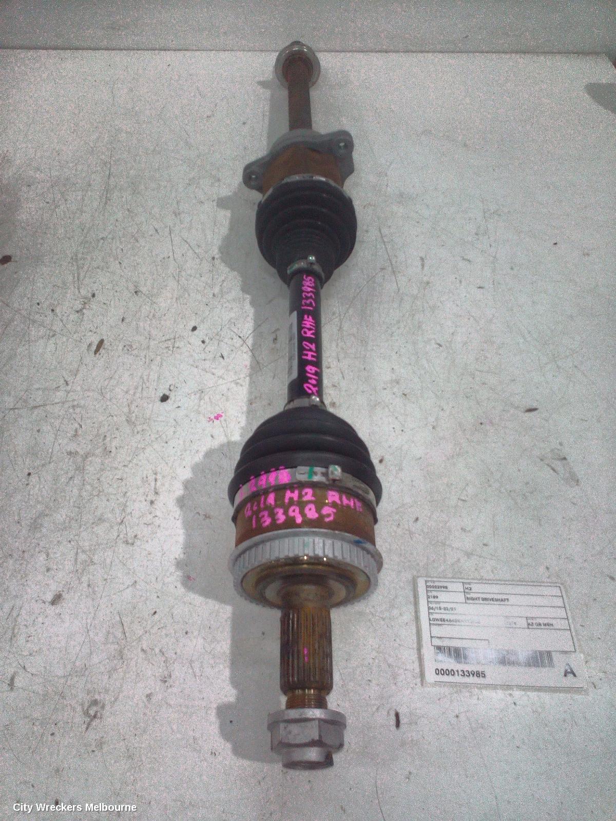 HAVAL H2 RIGHT DRIVESHAFT, 06/2015 - 02/2021