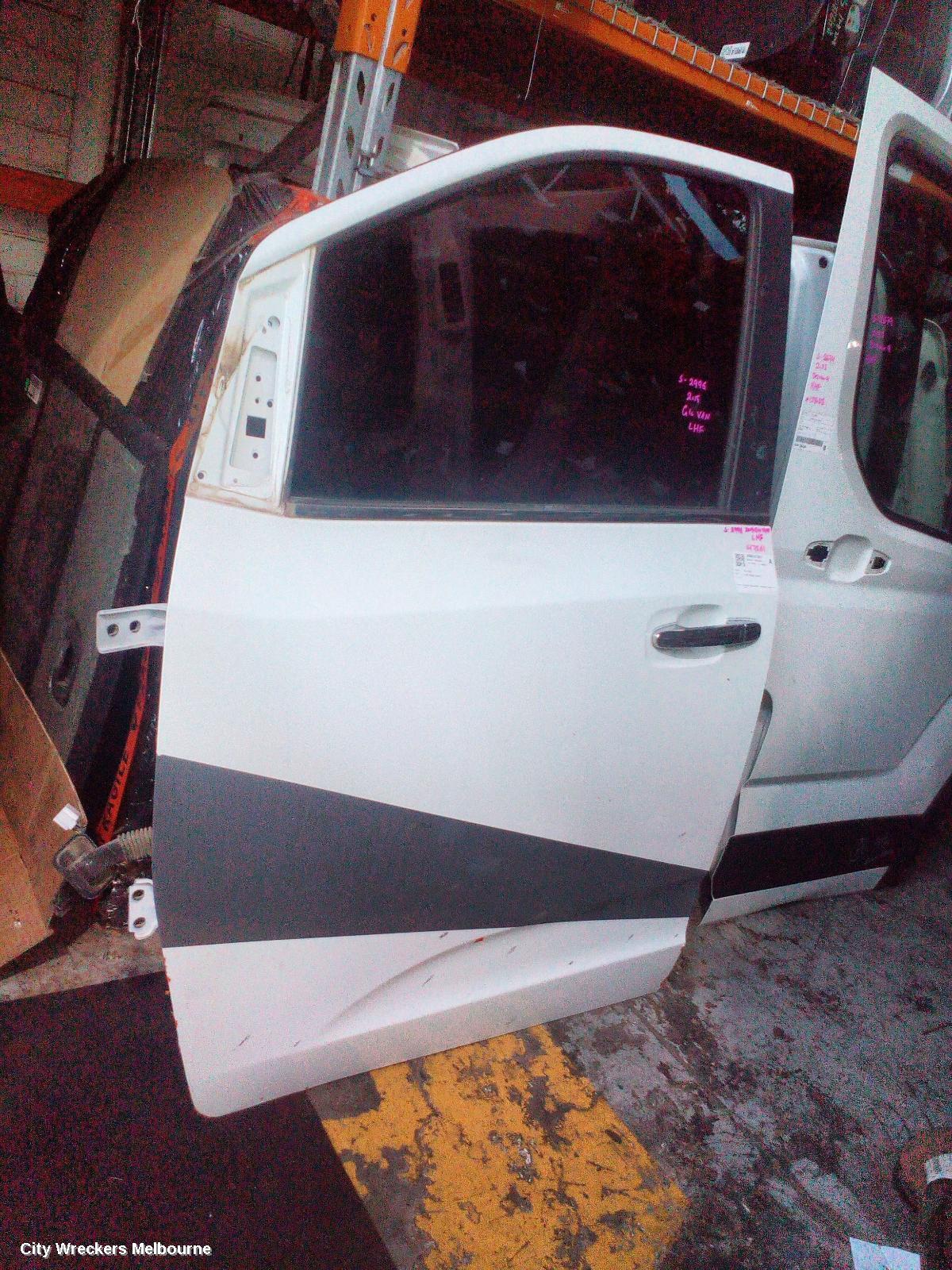 LDV G10 LEFT FRONT DOOR, SV7A/SV7C, WAGON/VAN, W/ CHROME MOULDING TYPE, 04/2015 ONWARDS