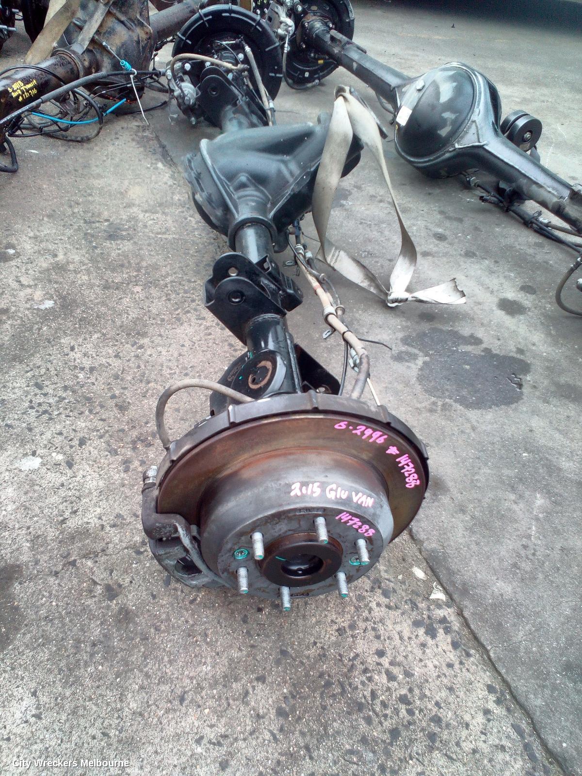 LDV G10 REAR DIFF ASSEMBLY, SV7A/SV7C, 2.0, PETROL, AUTO, 04/2015 ONWARDS