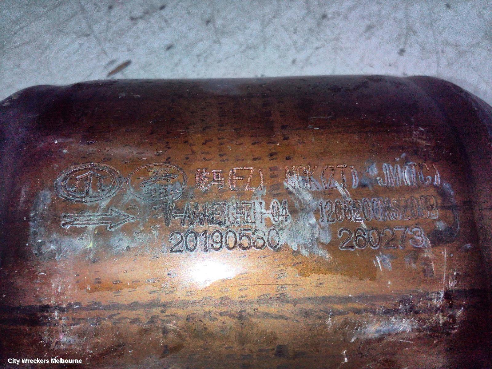 HAVAL H2 CATALYTIC CONVERTER, 06/2015 - 02/2021
